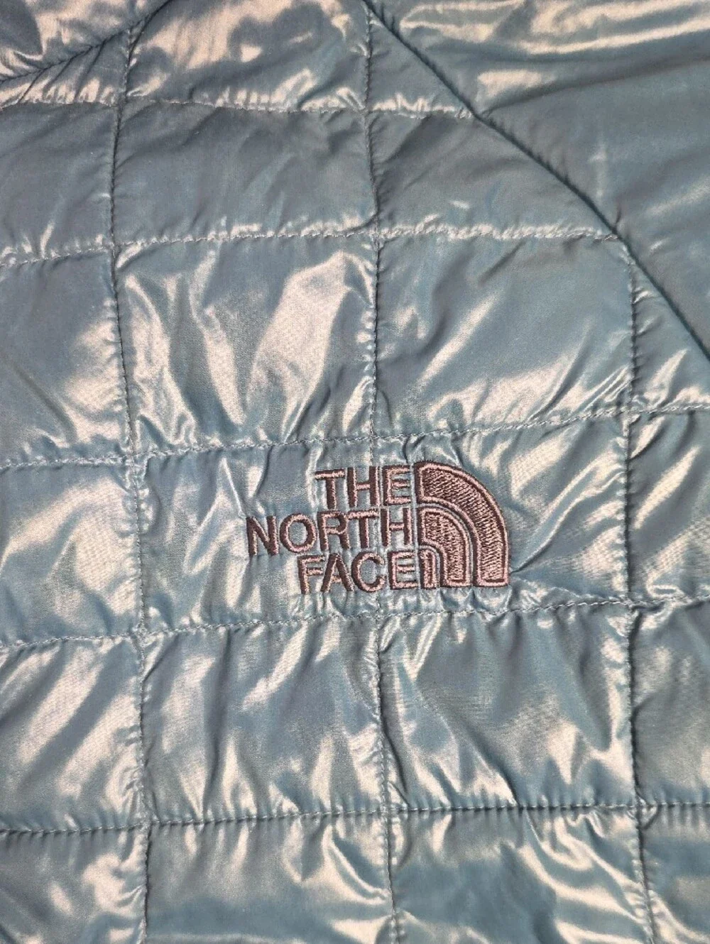 The North Face Men's Teal Lightweight Quilted Jacket - Med